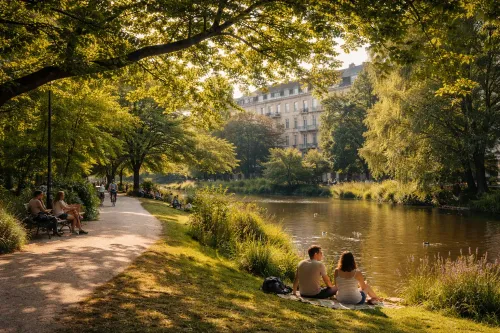 Naturnah wohnen in der Stadt: Grünraum-Anteil je Bezirk objektiv vergleichen
