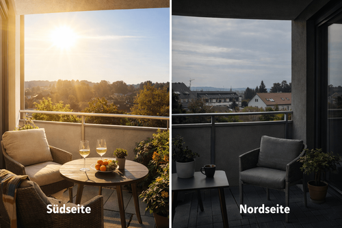 Sonnenbalkon oder Nordseite – welche Wohnungs-Ausrichtung ist ideal?